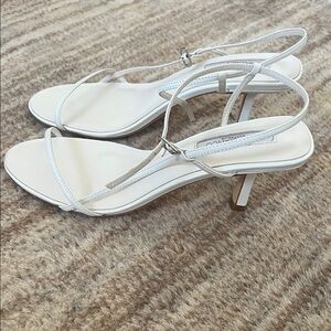 Tony Bianco White Strappy Heels